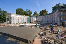 Bastion Sakwowy (Wzgórze Partyzantów) w remoncie we wrześniu 2023 roku