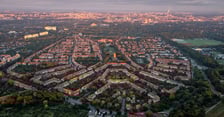 Sępolno, widok z drona