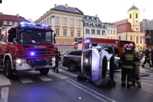 Wypadek w centrum Wrocławia