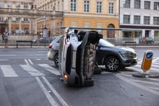 Wypadek w centrum Wrocławia