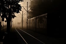 Zjawiskowy poranek na wrocławskich Złotnikach.