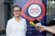 <p>Monika Kozłowska-Święconek, spotkanie o akcji "W k&oacute;łko kręcę" w urzędzie miejskim, 28 września 2023</p>