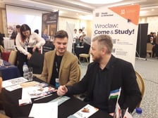Prezentacja projektu Study in Wrocław podczas International Education Fair IEF 2023
