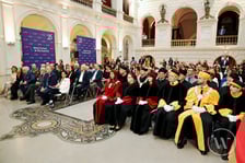 <p>Uroczystość inauguracji roku akademickiego 2023/2024 w Muzeum Narodowym 9 października 2023 r.</p>