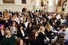 <p>Uroczystość inauguracji roku akademickiego 2023/2024 w Muzeum Narodowym 9 października 2023 r.</p>