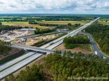 A18 w przebudowie, przełom sierpnia i września 2023 roku