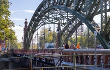 Most Zwierzyniecki z nowymi lampami, 22 października 2023