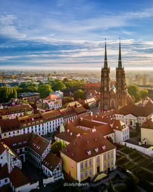 Wrocław na zdjęciach z drona