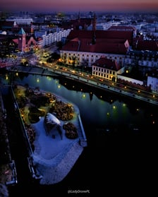 Wrocław na zdjęciach z drona