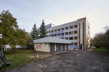 Wyburzanie budynku po przychodni Practimed, 24 października 2023