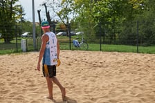 <p>Piłka Plażowa w parku Skowronim</p>