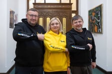 <p>Delegacja ze Lwowa podczas wizyty u prezydenta Wrocławia Jacka Sutryka&nbsp;</p>