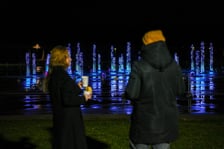 Zimowa Pergola przy Hali Stulecia we Wrocławiu