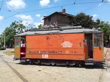 Tramwaj-opryskiwacz przed remontem