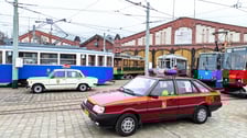 <p>Zabytkowy tabor w zajezdni Popowice</p>