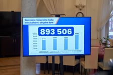 <p>Kadr z prezentacji z szacowaną rzeczywistą liczbą mieszkańc&oacute;w Wrocławia</p>
