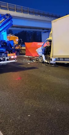 Wypadek na autostradzie a4 w kierunku Zgorzelca