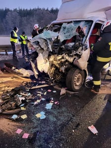 Wypadek na autostradzie a4 w kierunku Zgorzelca