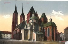 Ostrów Tumski 100 lat temu