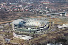 Budowa Tarczyński Areny we Wrocławiu w latach 2009-2011
