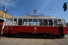 <p>Zabytkowy tramwaj typu LH Standard z 1925 roku, "Baba Jaga"</p>