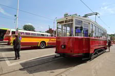 <p>Zabytkowy tramwaj typu LH Standard z 1925 roku, "Baba Jaga"</p>