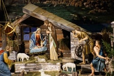 Szopka betlejemska w klasztorze franciszkanów na Karłowicach