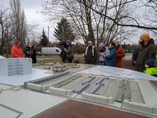 <p>Makieta historycznego Osiedla Gazownik&oacute;w&nbsp;</p>
