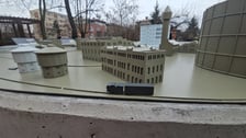 <p>Makieta historycznego Osiedla Gazownik&oacute;w&nbsp;</p>