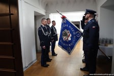 Uroczystość powierzenia obowiązków na stanowisku Komendanta Wojewódzkiego Policji nadinsp. Pawłowi Półtorzyckiemu oraz pożegnanie ze sztandarem dotychczasowego szefa dolnośląskich policjantów nadinsp. Dariusza Wesołowskiego.