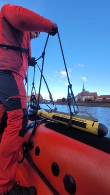 Trwają poszukiwania w okolicy mostu Grunwaldzkiego