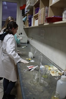 <p>Zajęcia w laboratoriach podczas Nocy Biolog&oacute;w</p>