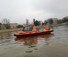 <p>Poszukiwania na Odrze</p>