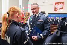 Ślubowanie nowych dolnośląskich policjantów we Wrocławiu