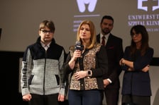 <p>Konferencja na temat kampanii&nbsp;&bdquo;Zgoda to dar życia. Tak, chcę być dawcą&rdquo; - Marta Konieczna i Szymon Konieczny&nbsp;</p>