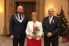 Wręczenie medali parom małżeńskim z długim stażem