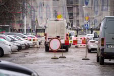 Ekipa remontowa MPWiK na ul. Inowrocławskiej