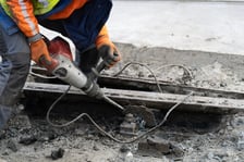 Remont torów na placu Grunwaldzkim, 14.01.2024