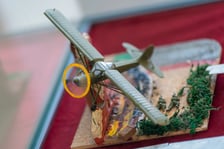 Wystawa miniatur modeli lotniczych w Centrum Historii Zajezdnia