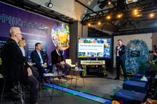 <p>Konferencja prasowa "Pij kran&oacute;wkę", Wrocław 17.01.2024</p>