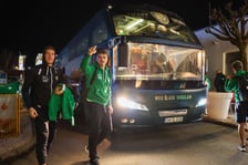 Autobus Śląska Wrocław podczas tournee treningowego