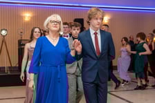 <p>Studni&oacute;wka uczni&oacute;w Technikum nr XV im. Marii Skłodowskiej-Curie we Wrocławiu w Hotelu Haston (3 lutego 2024)</p>