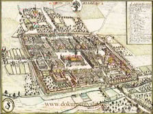 Rysunek XVIII-wiecznego Strzelina Fridricha Werhnera