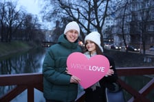 Walentynki na kładce św. Antoniego