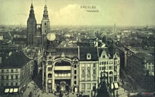 <p>Dom handlowy braci Barasch 1910 r. Widok z g&oacute;ry</p>