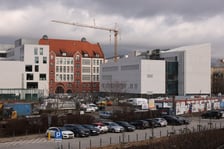 Budowa siedziby sądu apelacyjnego, luty 2024