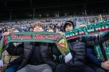 Mecz Śląsk Wrocław - Puszcza Niepołomice. Zdjęcia kibiców