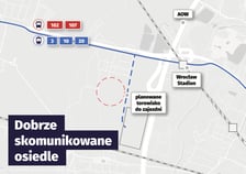 <p>Mapa z lokalizacją nowej zajezdni tramwajowej.</p>