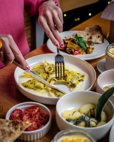 <p>Danie restauracji Giro Krakowska przygotowane na Restaurant Week - wiosna 2024.</p>
