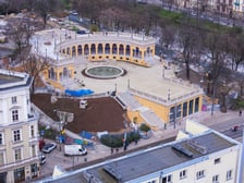 Bastion Sakwowy z lotu ptaka - zdjęcie współczesne